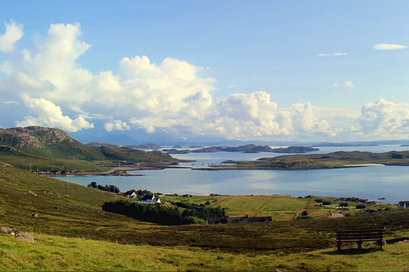 View over the Summer Isles and Loch Broom